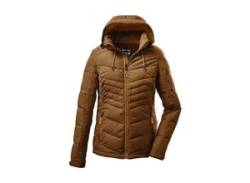 Steppjacke KILLTEC "KOW 149 WMN QLTD JCKT" Gr. 42, gelb (curry) Damen Jacken Steppjacken von Killtec