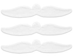 KimYoung Gebürstete Baumwolle auf beiden Seiten - BH-Einlagen für Schwitzen Ausschlag Boob Sweat Liner Wattepads - 3PCS, Weiss/opulenter Garten, Mittel von KimYoung