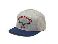 Kimes Ranch Herren Caps Arched Trucker Snapback Hat, Grau meliert, Einheitsgröße von Kimes Ranch