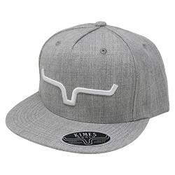 Kimes Ranch Herren Weekly Tall 5-Panel Adjustable Snapback Hat, grey heather, Einheitsgröße von Kimes Ranch
