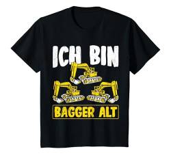 Kinder Bagger T-Shirt 3. Geburtstag Jungen 3 Jahre Baustelle T-Shirt von Kind 3. Geburtstag Bagger Kinder Shirts & Co