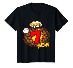 Kinder 7 Geburtstag Junge Tshirt 7 Jahre COMIC Geschenk T-Shirt von Kinder Geburtstagsgeschenke Für Jungen und Mädchen