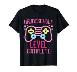 Grundschule Level Complete Grundschulabschluss Schüler Gamer T-Shirt von Kinder Geschenk Grundschulabschluss - Abschluss