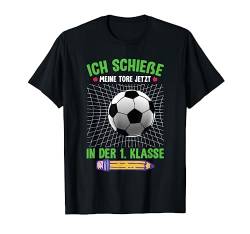 Grundschule Schulkind 2023 Einschulung Fußball Schultüte T-Shirt von Kinder Grundschule Erstklässler Lustiges Shirt