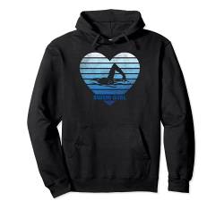 Schwimm Girl Schwimmerin Schwimmen Mädchen Pullover Hoodie von Kinder Schwimmsport