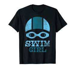 Schwimm Girl Schwimmerin Schwimmen Mädchen T-Shirt von Kinder Schwimmsport