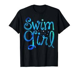 Schwimm Girl Schwimmerin Schwimmen Mädchen T-Shirt von Kinder Schwimmsport