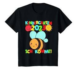 Kinder Kindergarten ich komme Kindergartenkind 2023 Biene Deko Kita T-Shirt von Kindergarten 2023 Geschenkideen für Kita Kinder