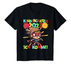 Kinder Kindergarten ich komme Kindergartenkind 2023 Superheld Kita T-Shirt von Kindergarten 2023 Geschenkideen für Kita Kinder