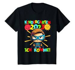 Kinder Kindergarten ich komme Superheld Kindergartenkind 2023 Kita T-Shirt von Kindergarten 2023 Geschenkideen für Kita Kinder