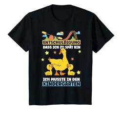 Kinder Kindergartenkind Ente Ich musste in den Kindergarten T-Shirt von Kindergarten Geschenke zum Kindergartenstart