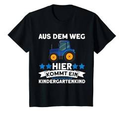 Kinder Kindergartenkind 2023 Traktor Kindergarten Junge T-Shirt von Kindergarten Kita Start Geschenk Kindergartenstart