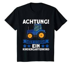 Kinder Kindergartenkind 2023 Traktor Kindergarten Junge T-Shirt von Kindergarten Kita Start Geschenk Kindergartenstart