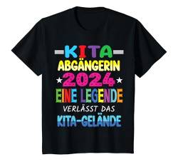 Kinder Kita Abgänger 2024 Eine Legende Verlässt Das Kita Gelände T-Shirt von Kindergarten Schultüte Geschenke für Mädchen Jungs
