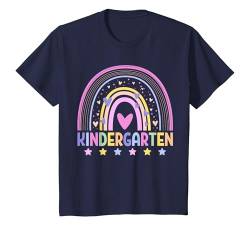 Kinder Kindergartenkind 2024 Mädchen Kindergarten Regenbogen T-Shirt von Kindergartenkind 2024 Kindergarten Jungen Mädchen