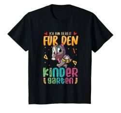 Kinder Hund Ich bin bereit für den Kindergarten T-Shirt von Kindergartenstart Geschenk Junge Mädchen