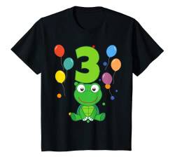 Kinder 3. Geburtstag Kindergeburtstag 3 Jahre Schildkröte T-Shirt von Kindergeburtstag Geburtstagsshirt Jungen Mädchen