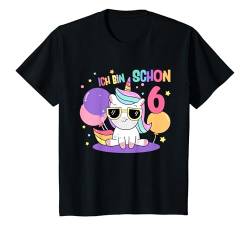 Kinder Ich Bin 6 - Mädchen 6 Jahre Einhorn 6. Geburtstag T-Shirt von Kindergeburtstag Outfits Jungen & Mädchen by RoLi