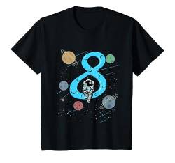 Kinder Astronaut Shirt 8. Geburtstag Weltraum Für Jungen 8 Jahre T-Shirt von Kindergeburtstag T-Shirts Jungen & Mädchen by KaMi