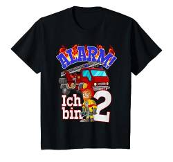 Kinder Geburtstagsshirt 2 Jahre Feuerwehrauto 2 Geburtstag Junge T-Shirt von Kindergeburtstag T-Shirts Jungen & Mädchen by KaMi