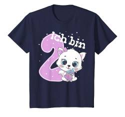 Kinder Geburtstagsshirt Kleine Katze 2 Geburtstag Mädchen 2 Jahre T-Shirt von Kindergeburtstag T-Shirts Jungen & Mädchen by KaMi