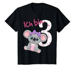 Kinder Geburtstagsshirt Koala 3 Geburtstag Mädchen Ich bin 3 Jahre T-Shirt von Kindergeburtstag T-Shirts Jungen & Mädchen by KaMi