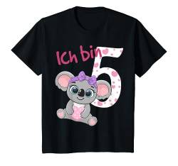 Kinder Geburtstagsshirt Koala 5 Geburtstag Mädchen Ich bin 5 Jahre T-Shirt von Kindergeburtstag T-Shirts Jungen & Mädchen by KaMi