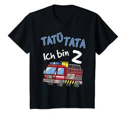 Kinder T-Shirt 2. Geburtstag Jungen Feuerwehrauto 2 Jahre Shirt T-Shirt von Kindergeburtstag T-Shirts Jungen & Mädchen by KaMi