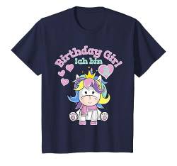 Kinder T-Shirt 2. Geburtstag Mädchen Einhorn 2 Jahre Geschenk T-Shirt von Kindergeburtstag T-Shirts Jungen & Mädchen by KaMi