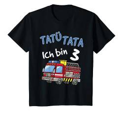 Kinder T-Shirt 3. Geburtstag Jungen Feuerwehrauto 3 Jahre Shirt T-Shirt von Kindergeburtstag T-Shirts Jungen & Mädchen by KaMi