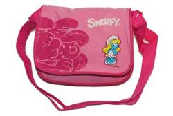 Umhängetasche Schlumpfine rosa abwischbar Kindertasche Tasche die Schlümpfe von Kinderland