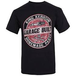 King Kerosin Garage Built Männer T-Shirt schwarz L 100% Baumwolle Biker, Rockabilly, Rockwear von King Kerosin