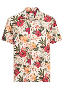 King Kerosin Herren Hemd | Hawaiian Shirt | Shirt | Kurzarm | Hawaiihemd | Kurzarm-Hemd von King Kerosin