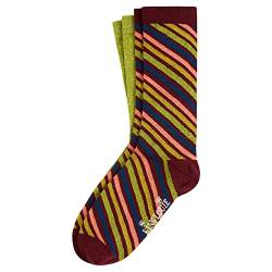 King Louie Damen Socken 2 Paare im Set Cabana (as3, numeric, numeric_39, numeric_42, regular, regular, 600 Porto Red) von King Louie