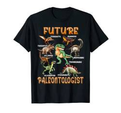 Future Paleontologist Kids Paleontology Dinosaur Boys Girls T-Shirt von King Of Tees