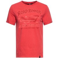 KingKerosin Print-Shirt Road Runner (1-tlg) Front Print mit Retro Artwork von KingKerosin