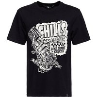 KingKerosin T-Shirt Chills Garage mit Kontrast-Print von KingKerosin