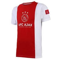 Ajax T-Shirt Heim - Baumwolle - 2022-2023 - Kinder und Erwachsene - Jungen - Fußball Trikot - Fussball Geschenke - Sport t Shirt - Sportbekleidung - Größe 164 von Kingdo