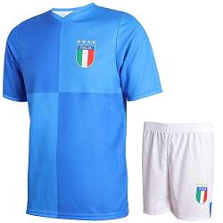 Italien Trikot Set Heim - Kinder und Erwachsene - Jungen - Fußball Trikot - Fussball Geschenke - Sport t shirt - Sportbekleidung - Größe XL von Kingdo