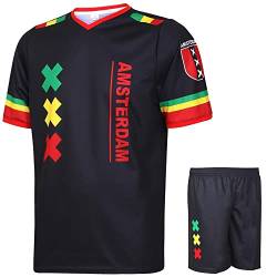 Mokum Trikot Set - Marley - Kinder und Erwachsene - Jungen - Fußball Trikot - Fussball Geschenke - Sport t shirt - Sportbekleidung - Größe L von Kingdo