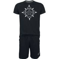 Kingdom Hearts - Gaming Schlafanzug - Organisation XIII - S bis XXL - für Männer - Größe L - schwarz  - EMP exklusives Merchandise! von Kingdom Hearts