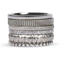 Kingka Ring-Set Premium Ring Set "Balanxx", mit Zirkonia von Kingka