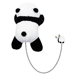 Ankexin-Broschen für Damen, niedlicher Panda-Kopfschmuck, elastisches Stirnband für Kopfschlaufe, flauschige Haarspange, Brosche, Armband, Kawaii-Haar-Kleidungszubehör von Kingke