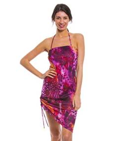 Kiniki Amalfi Purple Tan Through Sonnendurchlässiges Strandkleid Damen Bademode Accessoire von Kiniki