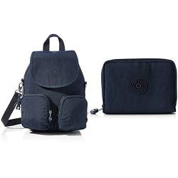 Kipling Damen Firefly UP Backpacks, Blue Blau 2, 14x22x31 cm WALLETS MONEY LOVE Blue Blau 2 von Kipling