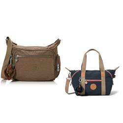 Kipling Damen Gabbie S Crossbody, Beige (Beige (True Beige), Einheitsgröße Damen Art Mini Taschen mit Tragegriff, Blau (True Navy C), Einheitsgröße EU von Kipling