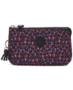 Kipling Damen Kreativität, kleine Tasche, vielseitiges Kosmetik-Set, Leichter Nylon-Reise-Organizer, Happy Squares Aufdruck, 7.25'' x 4.25'' x 1.5'' von Kipling