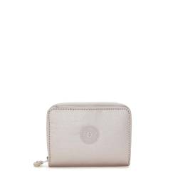 Kipling Damen Money Love Geldbörse, Silber (Metallic Glow), 9.5x12.5x2.5 cm von Kipling