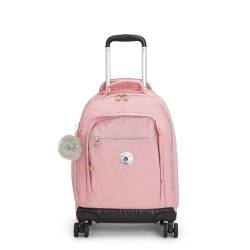 Kipling NEW ZEA, Kinder-Rucksack mit 4 Rollen 360°, Ergonomisch, 50 cm, 26 L, 2.35 kg, Bridal Rose von Kipling