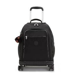 Kipling NEW ZEA, Kinder-Rucksack mit 4 Rollen 360°, Ergonomisch, 50 cm, 26 L, 2.35 kg, True Black von Kipling